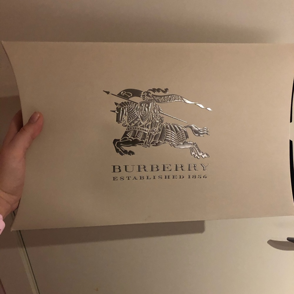Authentic Burberry box/clothing sleeve